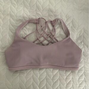 Lululemon Athletica Lavender Strappy Sports Bra